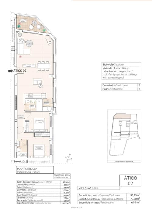 Nieuwbouw penthouse met wijngaarduitzicht in Hondón de las Nieves — foto 9