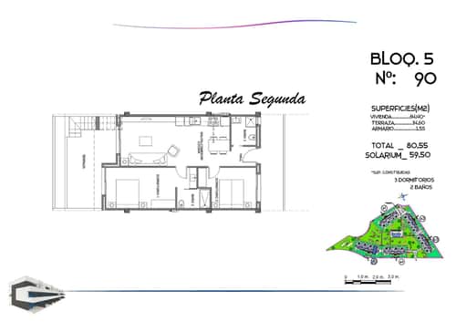 Gemeubileerd nieuwbouwpenthouse met 2 slaapkamers en privésolarium in El Raso, Guardamar — foto 16