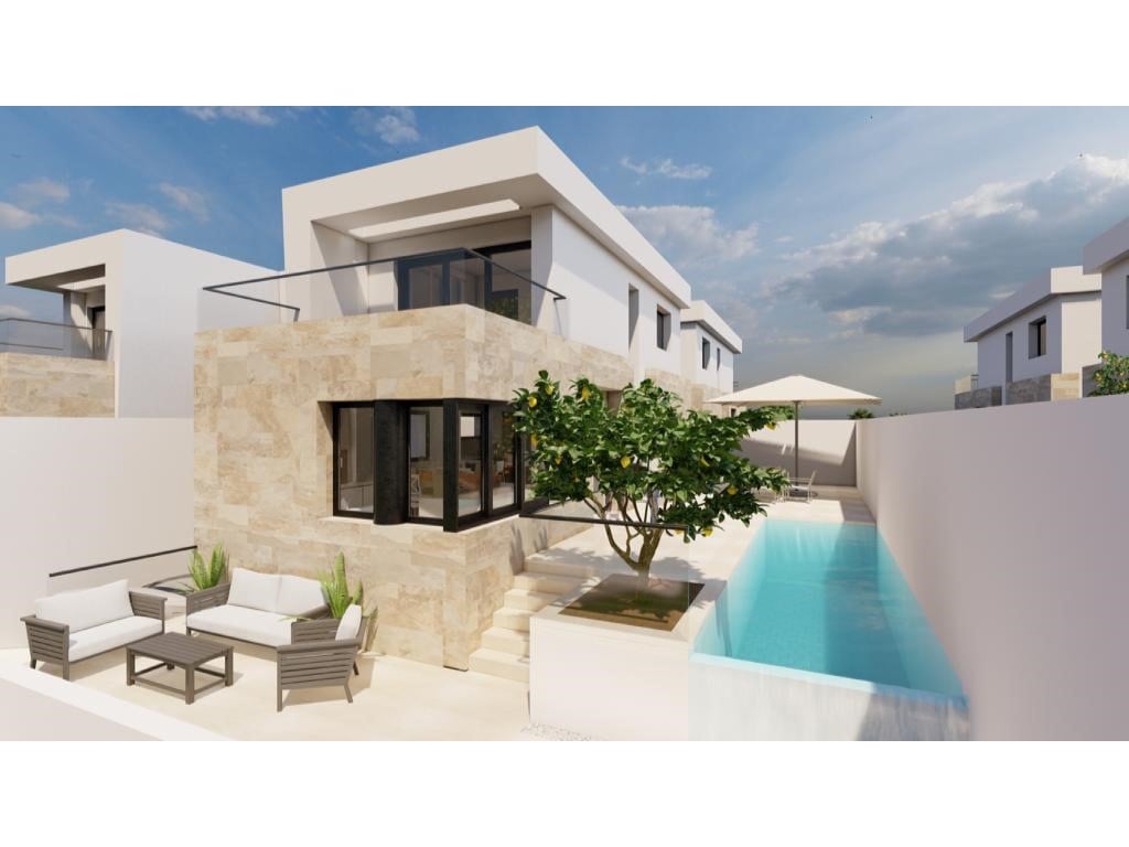 Chalet con piscina privada en Benferri, Alicante