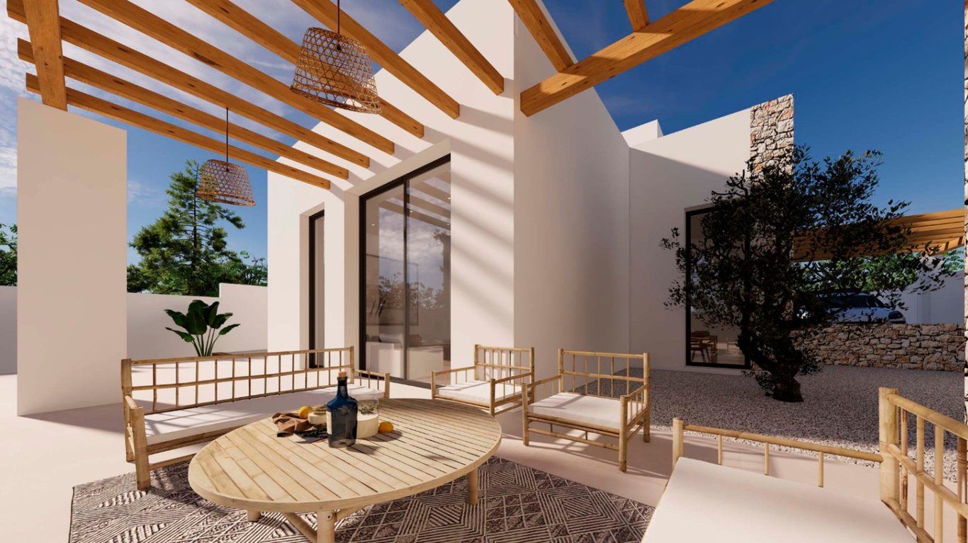 Proyecto: Villa de estilo ibicenco en venta en Moraira - 4