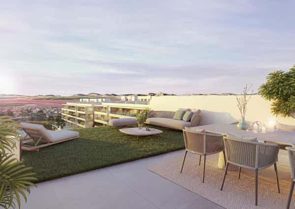 Moderne nieuwbouw penthouse met dakterras-solarium in La Hoya, Torrevieja