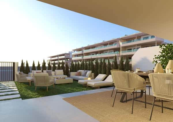 Nieuwbouwappartement met eigen tuin op de begane grond in La Hoya, Torrevieja