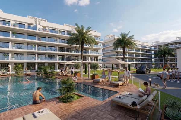 Gemeubileerd penthouse met 3 slaapkamers en solarium in El Raso, Guardamar