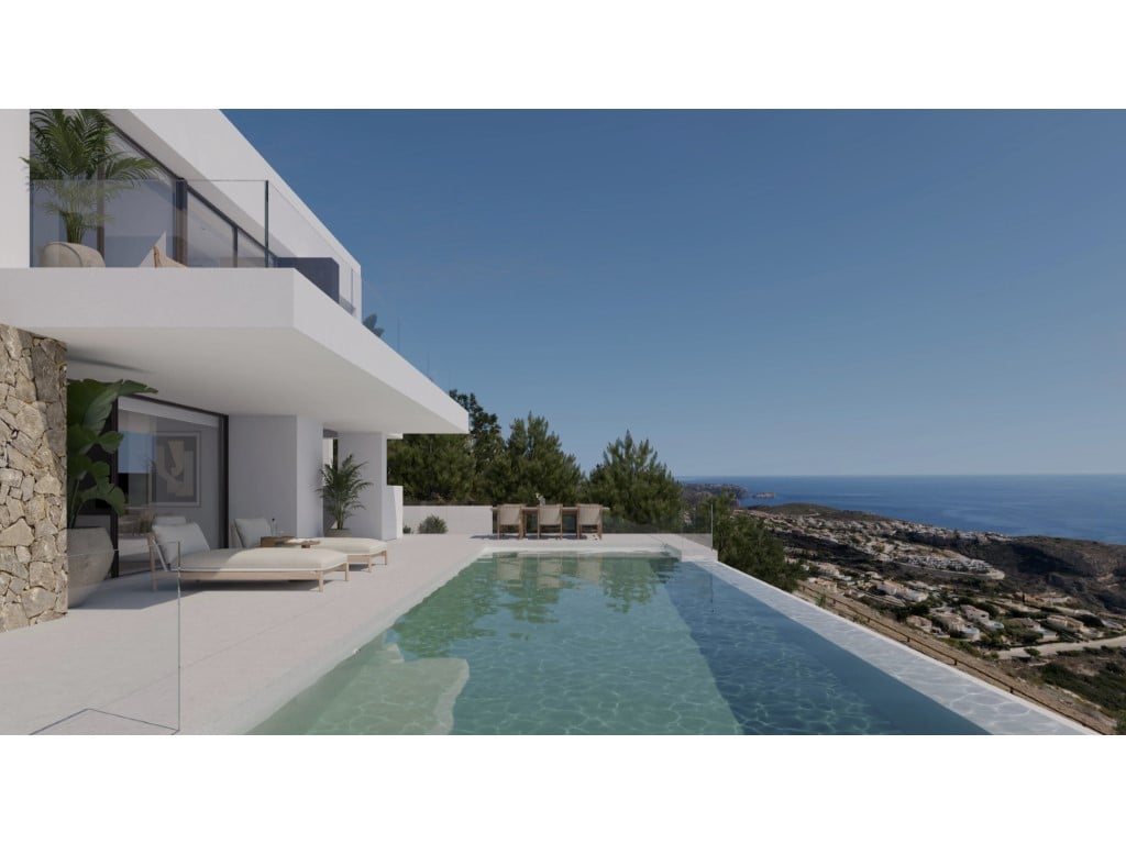 Luxury villa with infinity pool and sea views in Costa Blanca