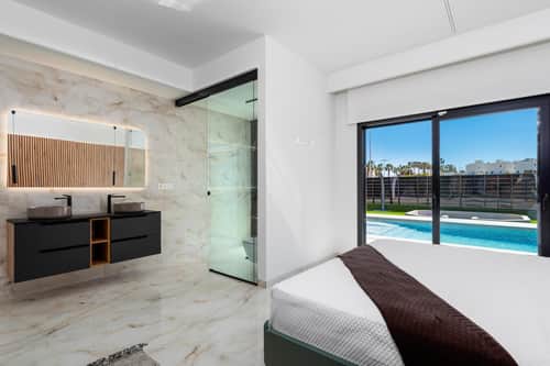 Gelijkvloerse nieuwbouwvilla met privézwembad en solarium in La Finca Golf, Algorfa — foto 23