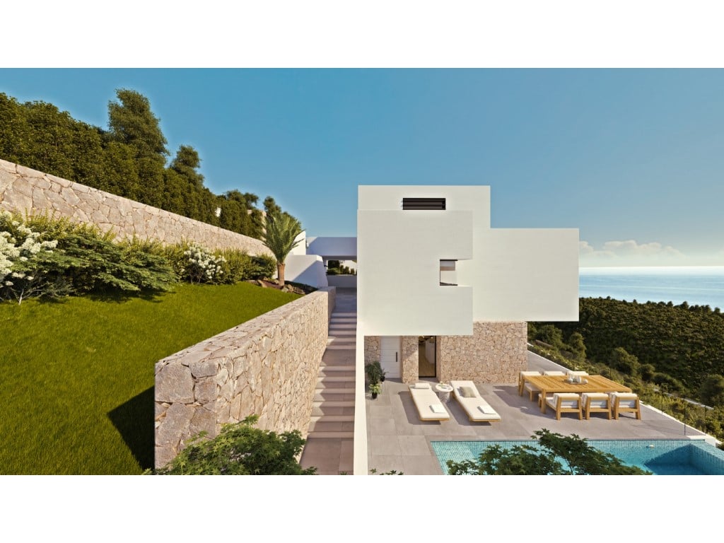 Exkluzivní luxusní vily v Altea s výhledem na moře — terrace