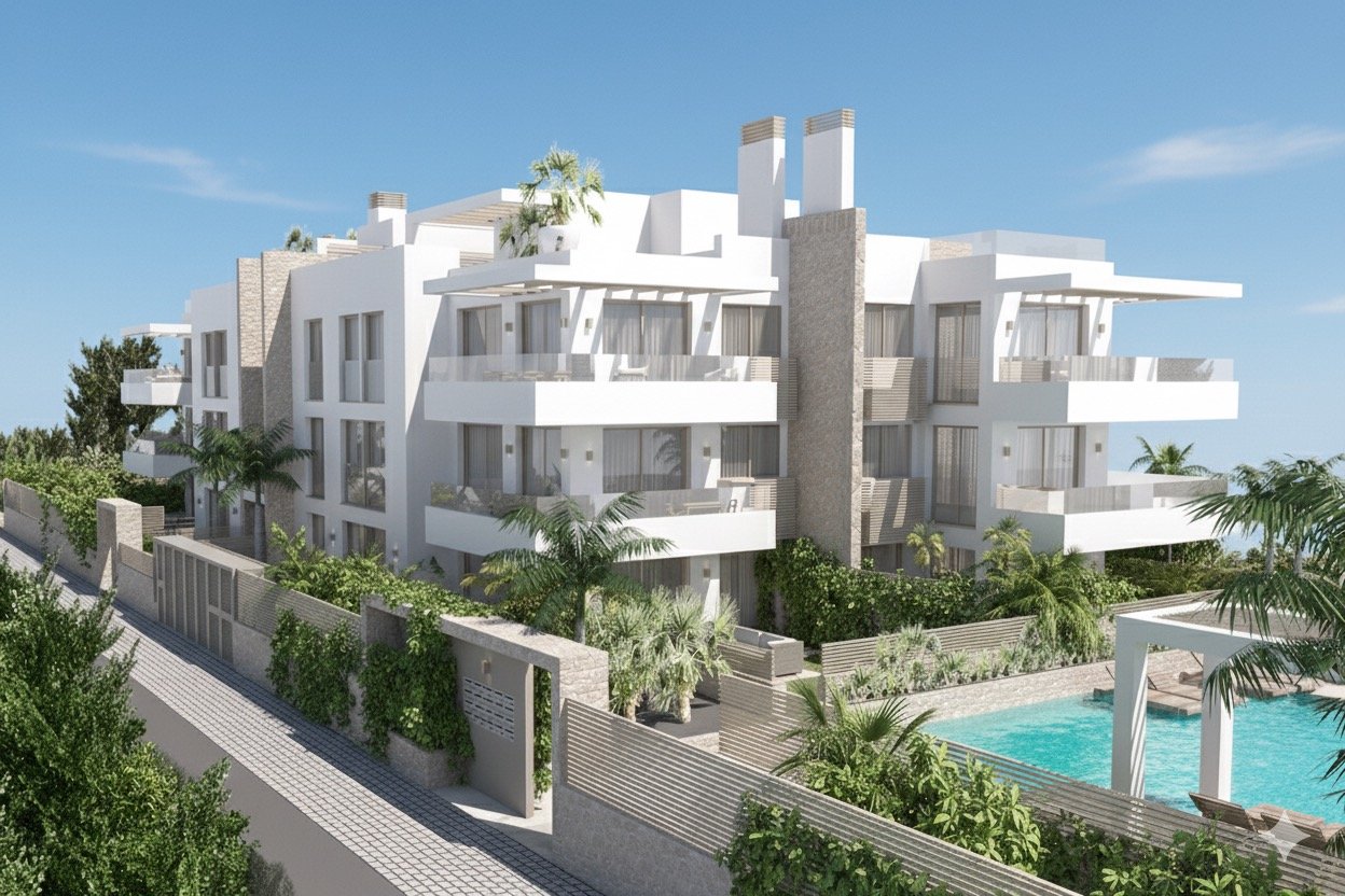 Apartamentos contemporáneos en Jávea junto al Montgó a 500 m de la playa