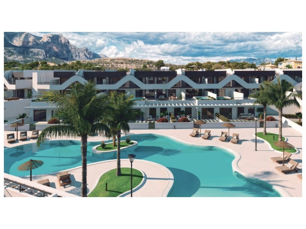 2-bed apartment in Alfaz del Pi near beaches and Serra Gelada — terrace