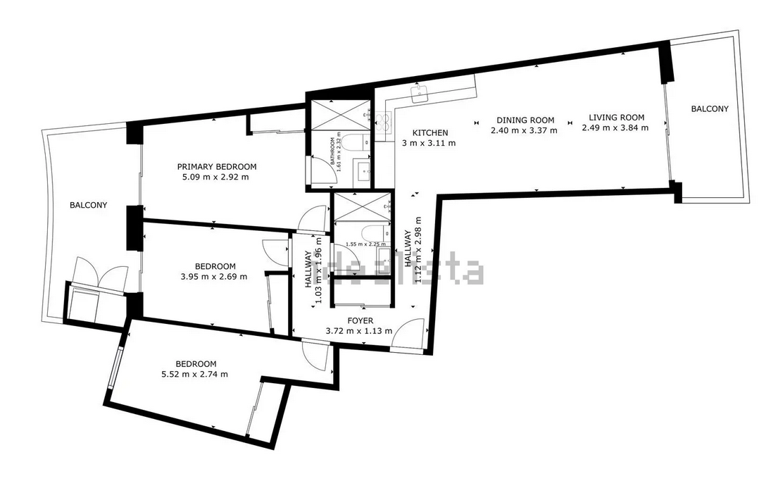 Moderno y elegante apartamento orientado al Sur con piscina, en Jávea - 31