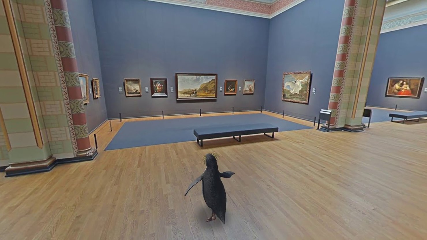 Virtual penguin tour of the Rijksmuseum