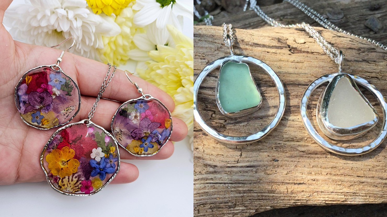 Jewellery by local makers