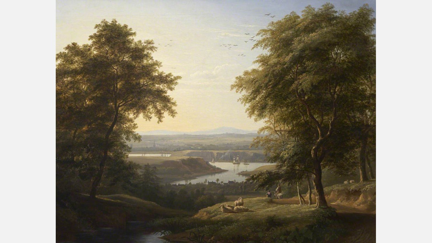 Hooe Lake by Philip Hutchins Rogers