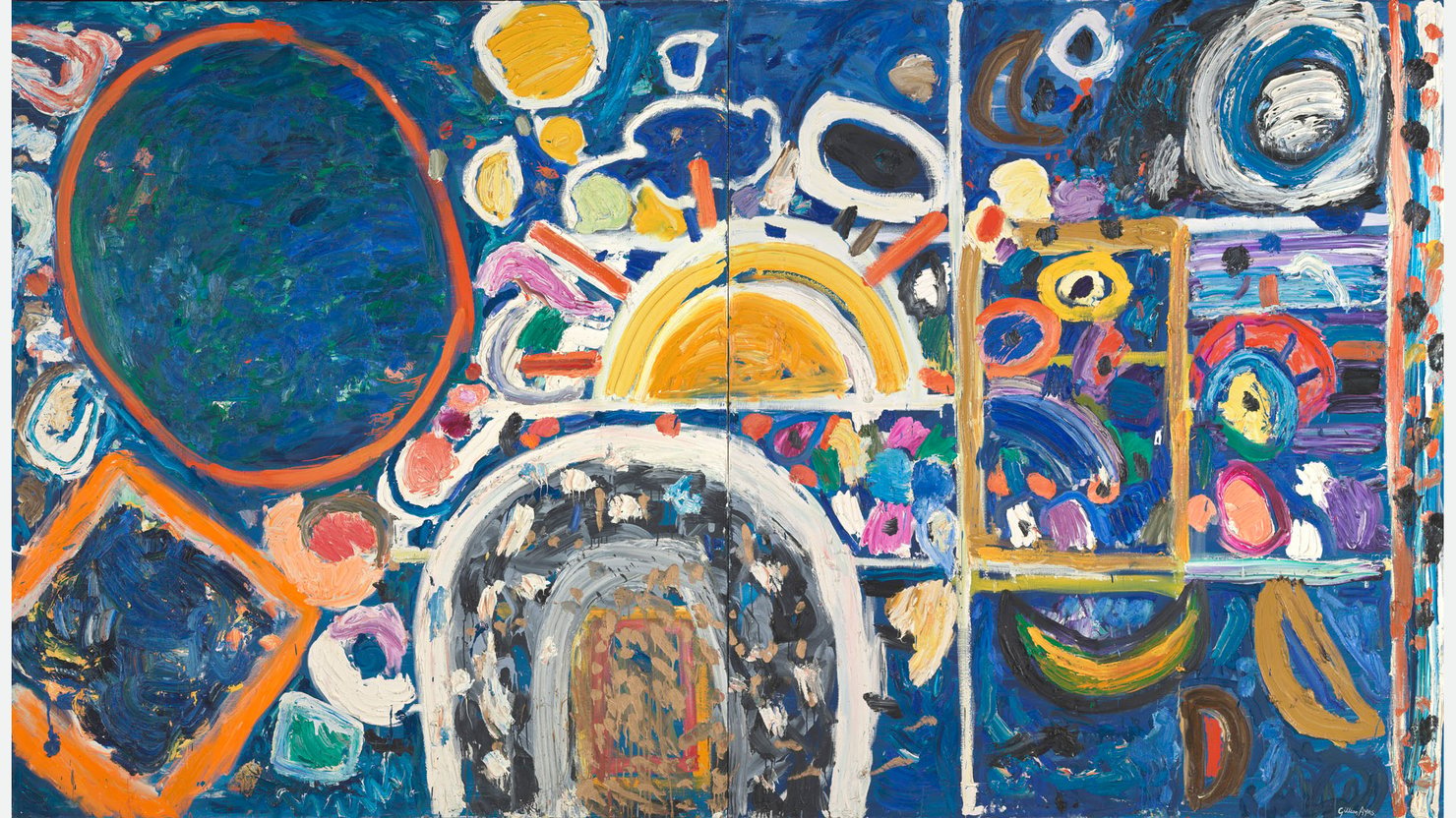 Sundark Blues by Gillian Ayres