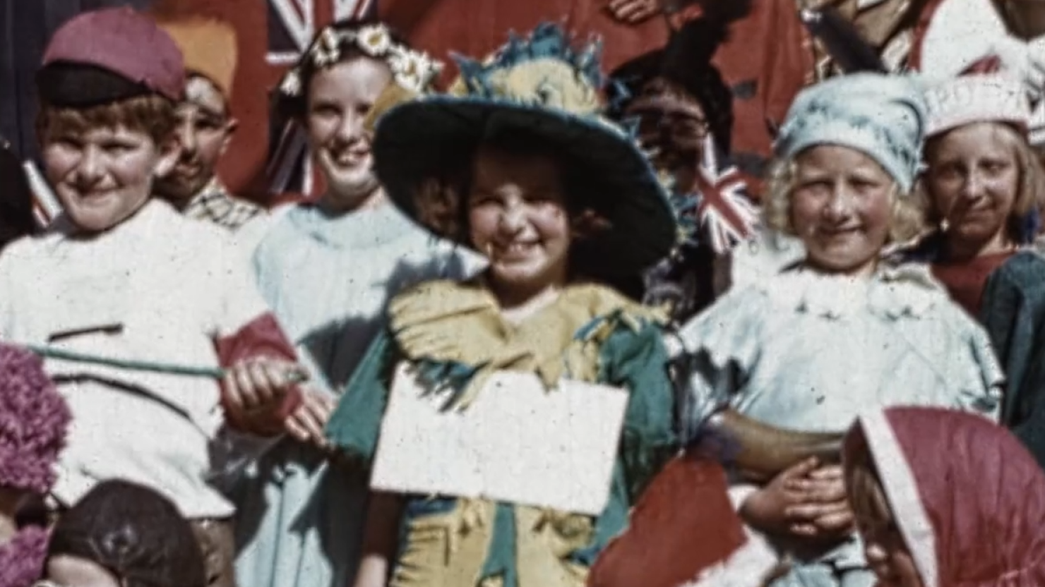 Still from a colour film from 1939