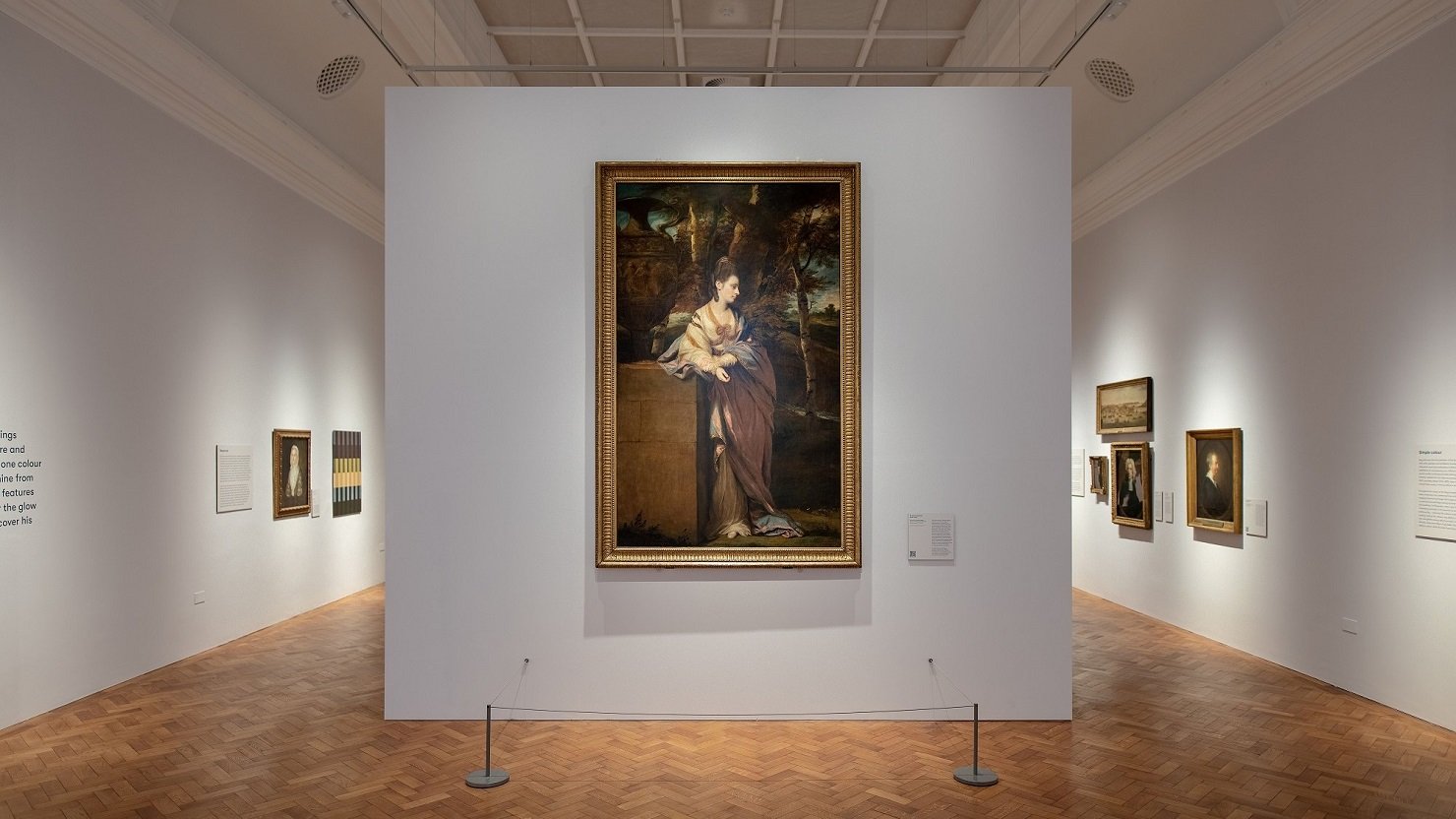 Portrait of Theresa Robinson by Sir Joshua Reynolds on display at The Box, Plymouth, summer 2023