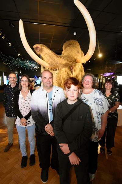 From L-R: Melvyn Griffiths, Nicola Johns, Councillor Mark Deacon, Joshua Deacon, Tammy Walker and Ann Lewis