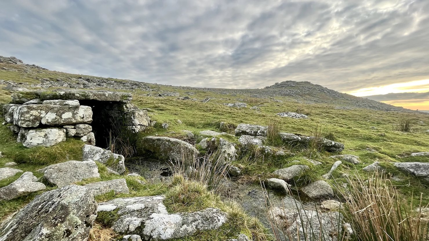 Rough Tor holy well, Bodmin Moor, Lemuel Lyes, December 2022