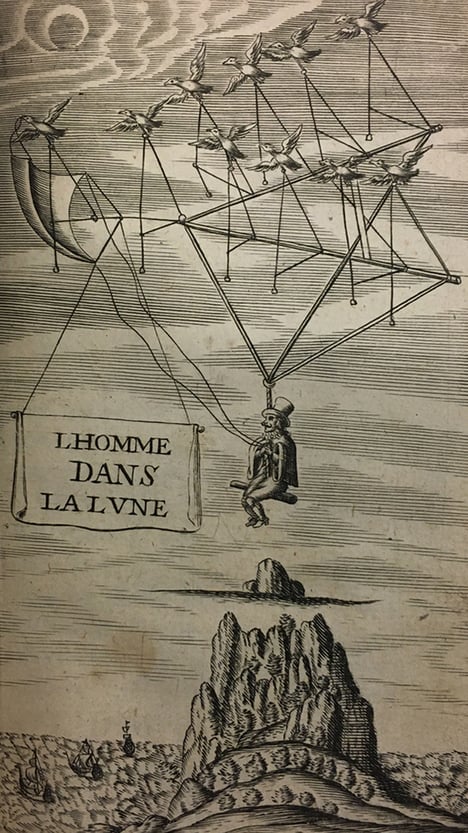 ‘Man in the Moone’ by Domingo Gonsales (Francis Godwin), 1638 from The Box's Cottonian Collection (CB650)