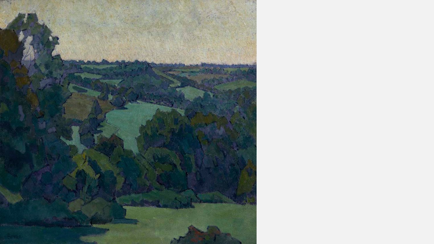 Green Devon, 1919 by Robert Pohill Bevan