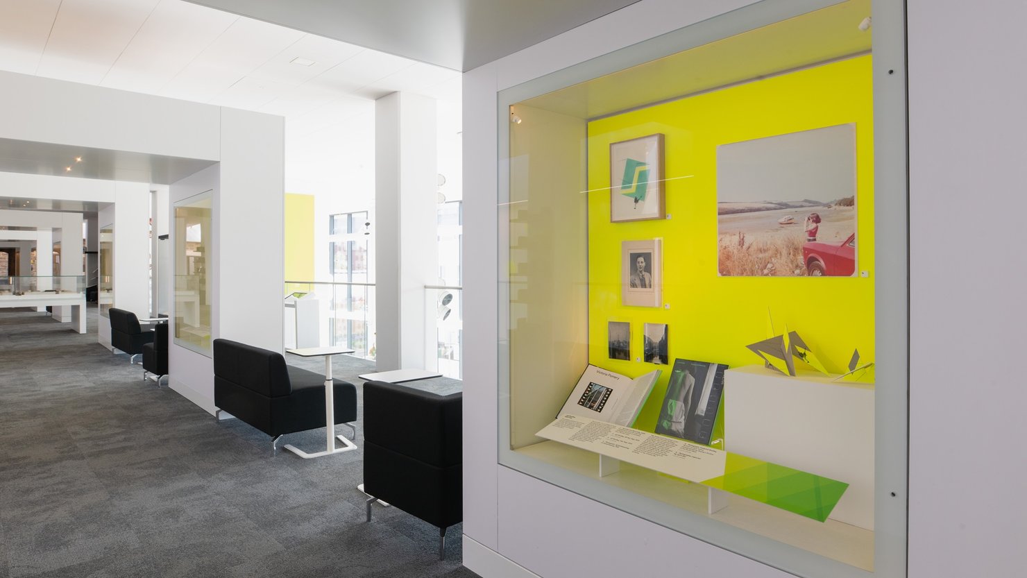 Jyll Bradley, Life and Influences display at The Box Plymouth. Image by Dom Moore. Courtesy of The Box Plymouth.