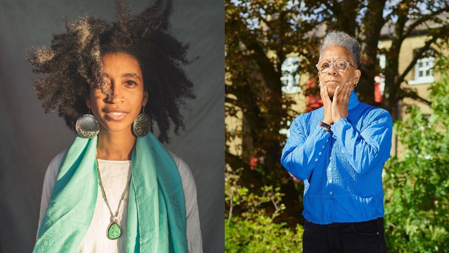 L: Alexis Paulin Gumbs and R: Ingrid Pollard