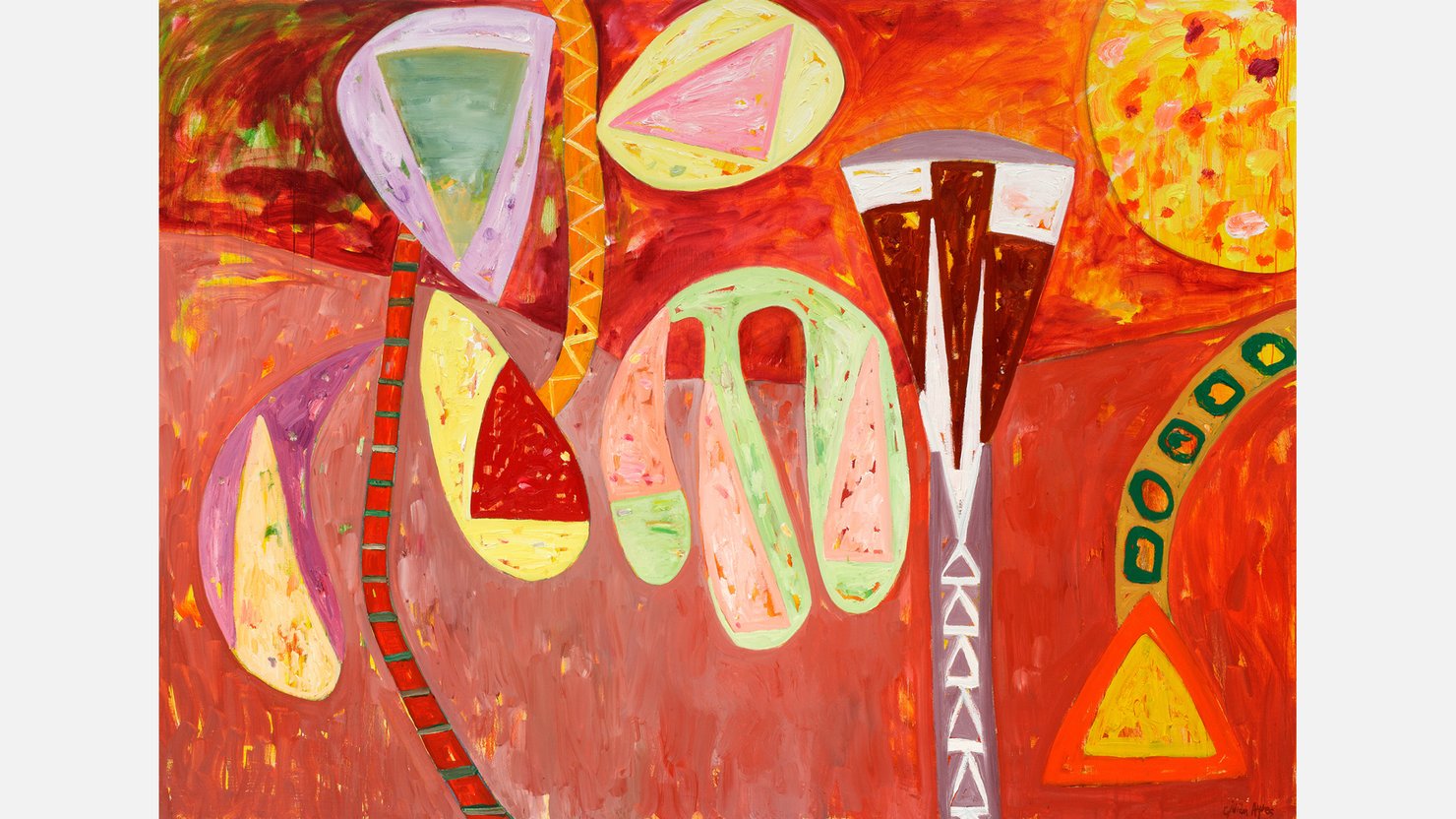 Sang the Sun in Flight by Gillian Ayres
