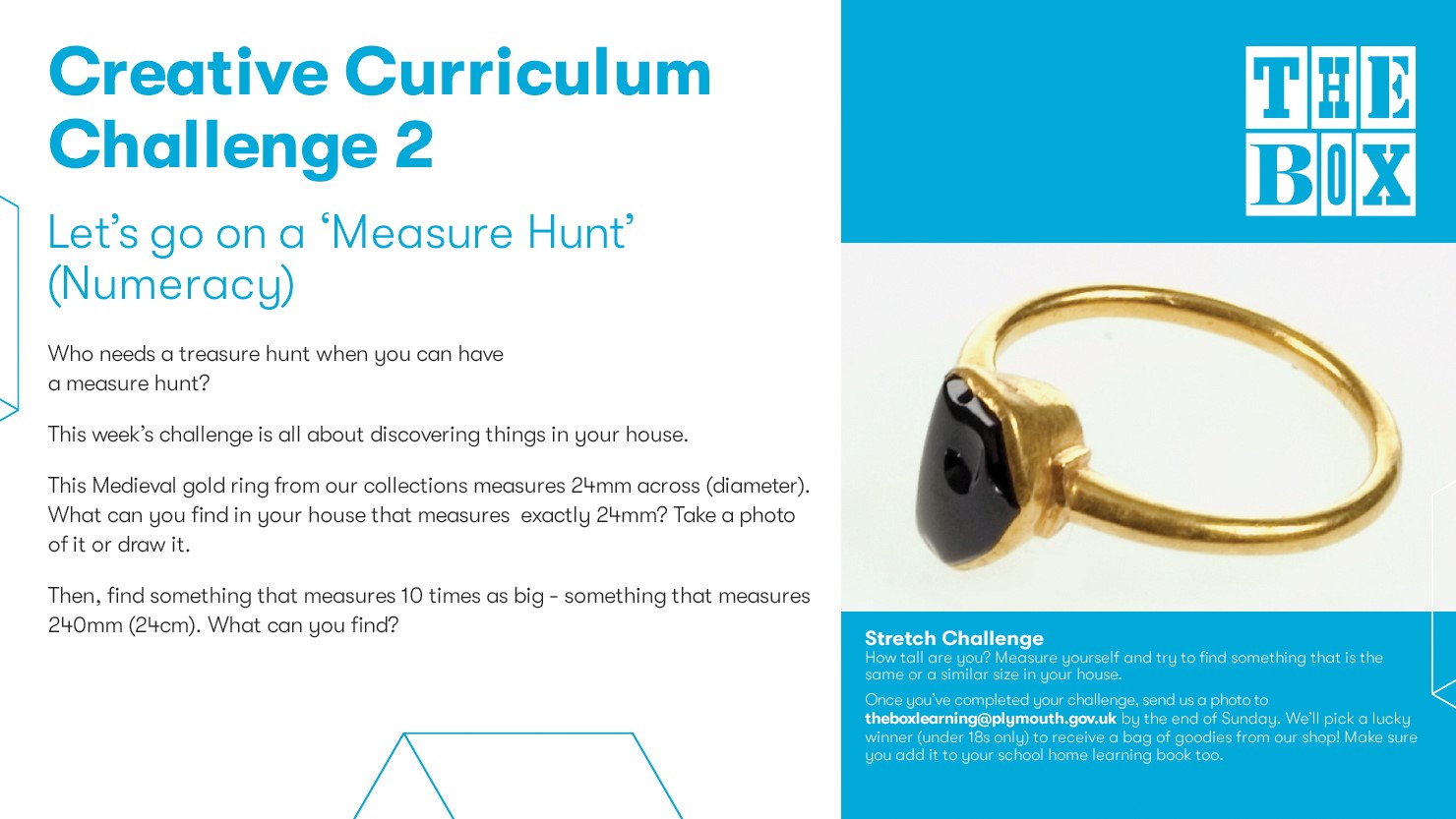 Graphic for The Box's numeracy curriculum challenge