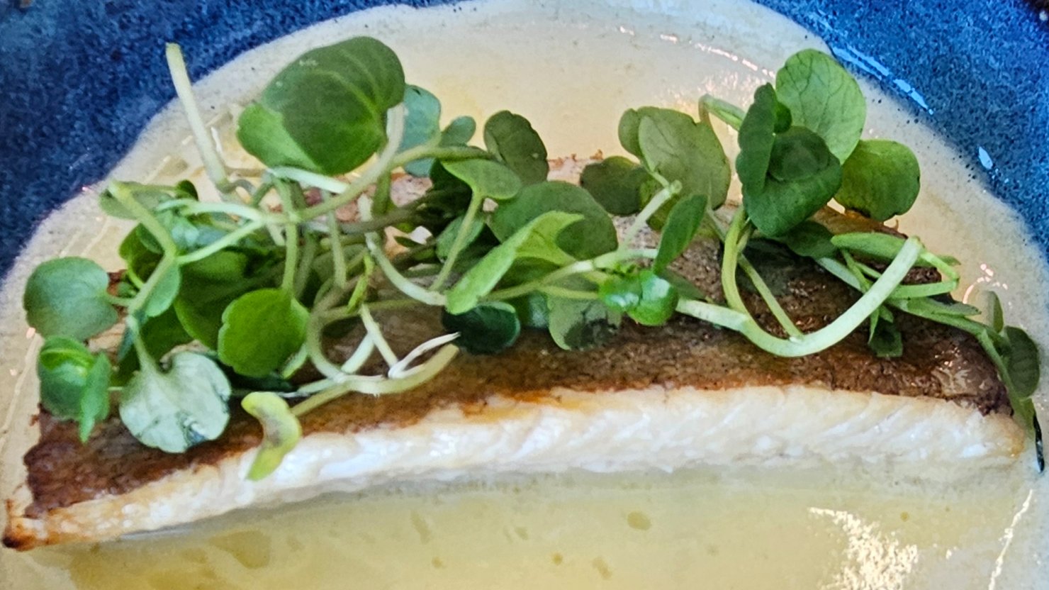 Roasted gurnard with lemongrass beurre blanc
