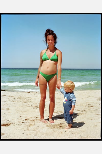 Becky Tyrrell mother and child image