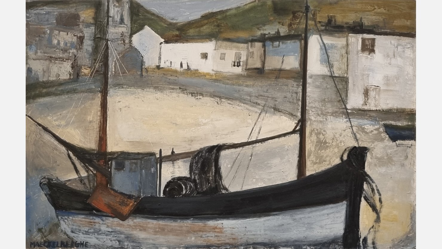 'Fishing Boat, St Ives' by Margo Maeckelberghe. Courtesy of The Box, Plymouth.