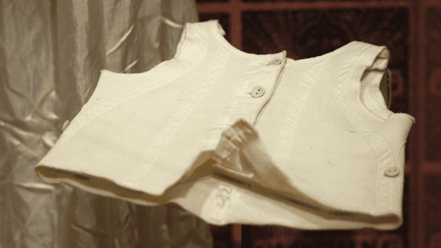 Liberty bodice on display in 'Dress Code' exhibition (2022)