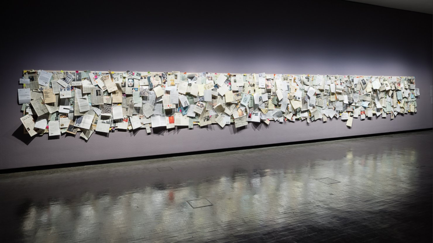 Goshka Macuga, Noticeboard, 2011. Courtesy of the artist and Kate MacGarry, London