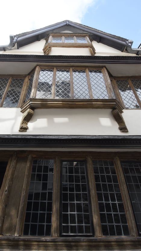 Exterior of Elizabethan House in Plymouth