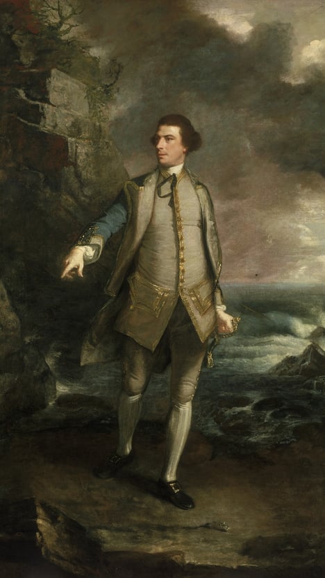 Captain the Honourable Augustus Keppel, 1725-86 by Sir Joshua Reynolds. Copyright National Maritime Museum, London.