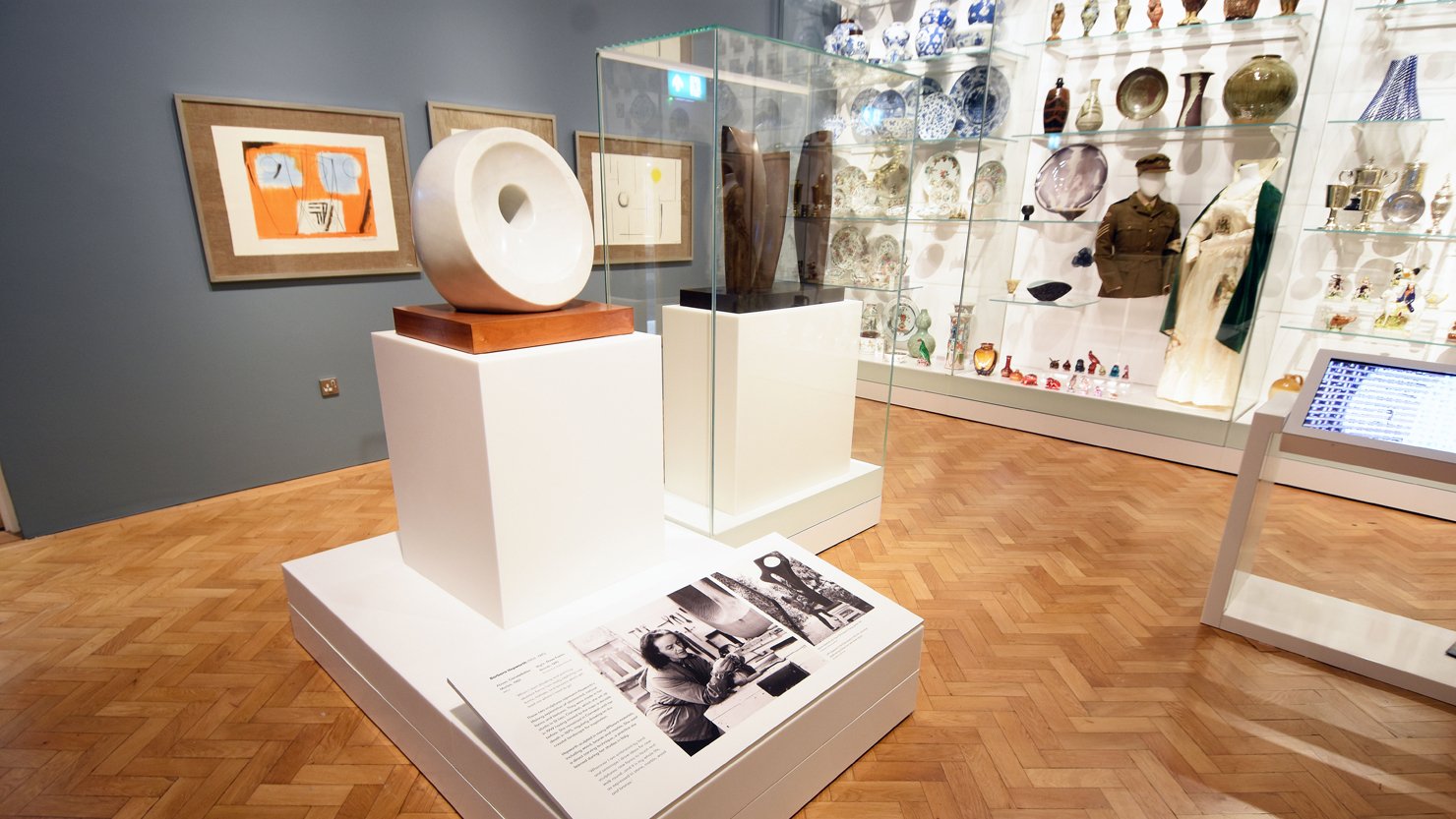 Hepworth display in The Box's 'Our Art' gallery