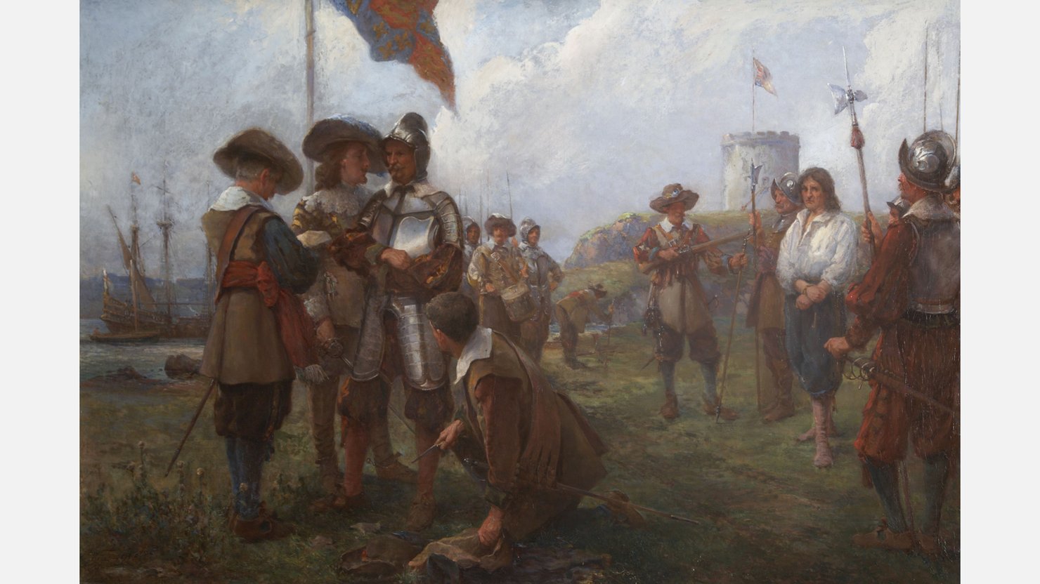 Mount Batten, siege of Plymouth, Execution of a Traitor, John Seymour Lucas (1849-1923) © The Box Plymouth