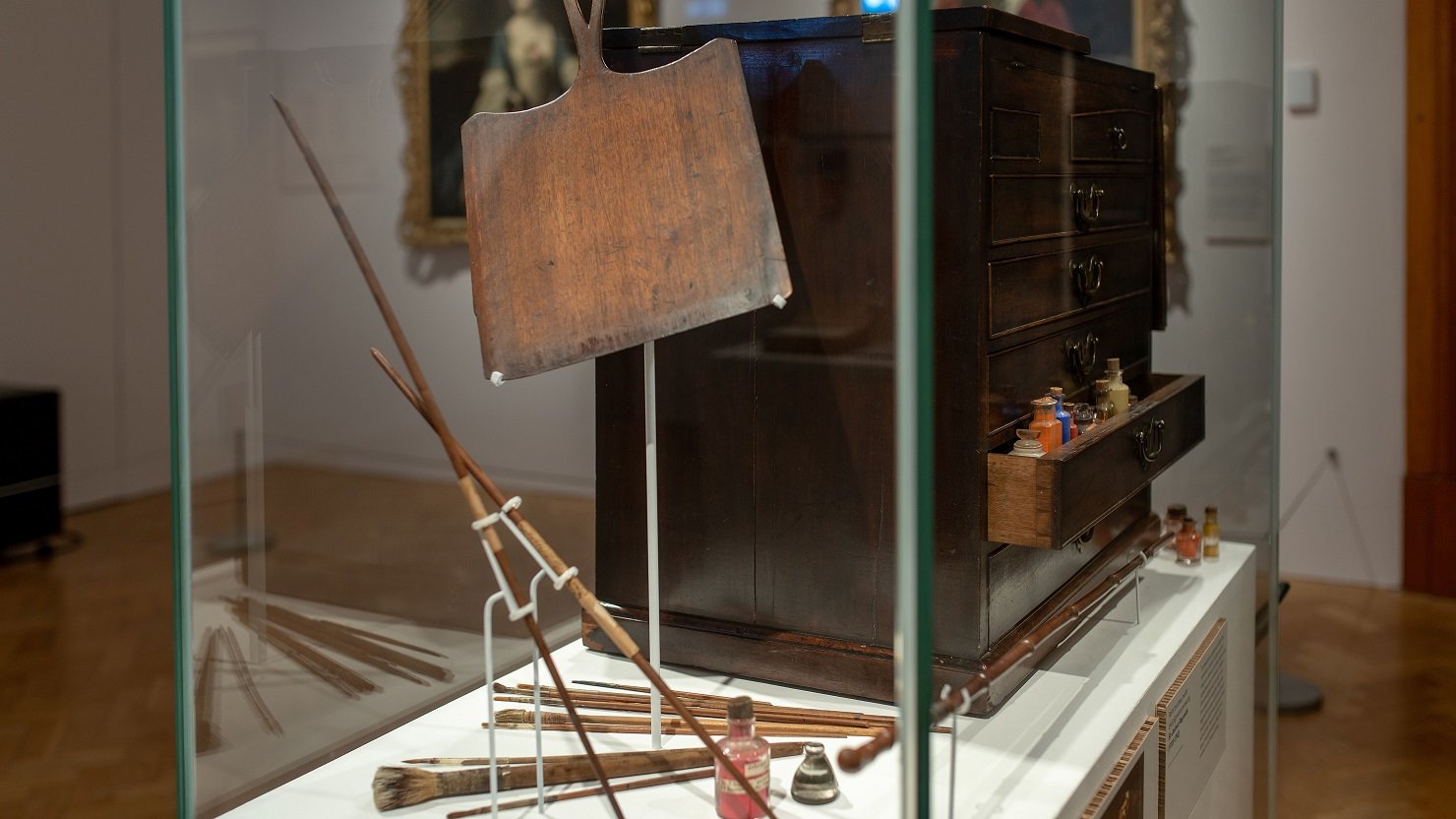 Pigment chest from Sir Joshua Reynolds' studio