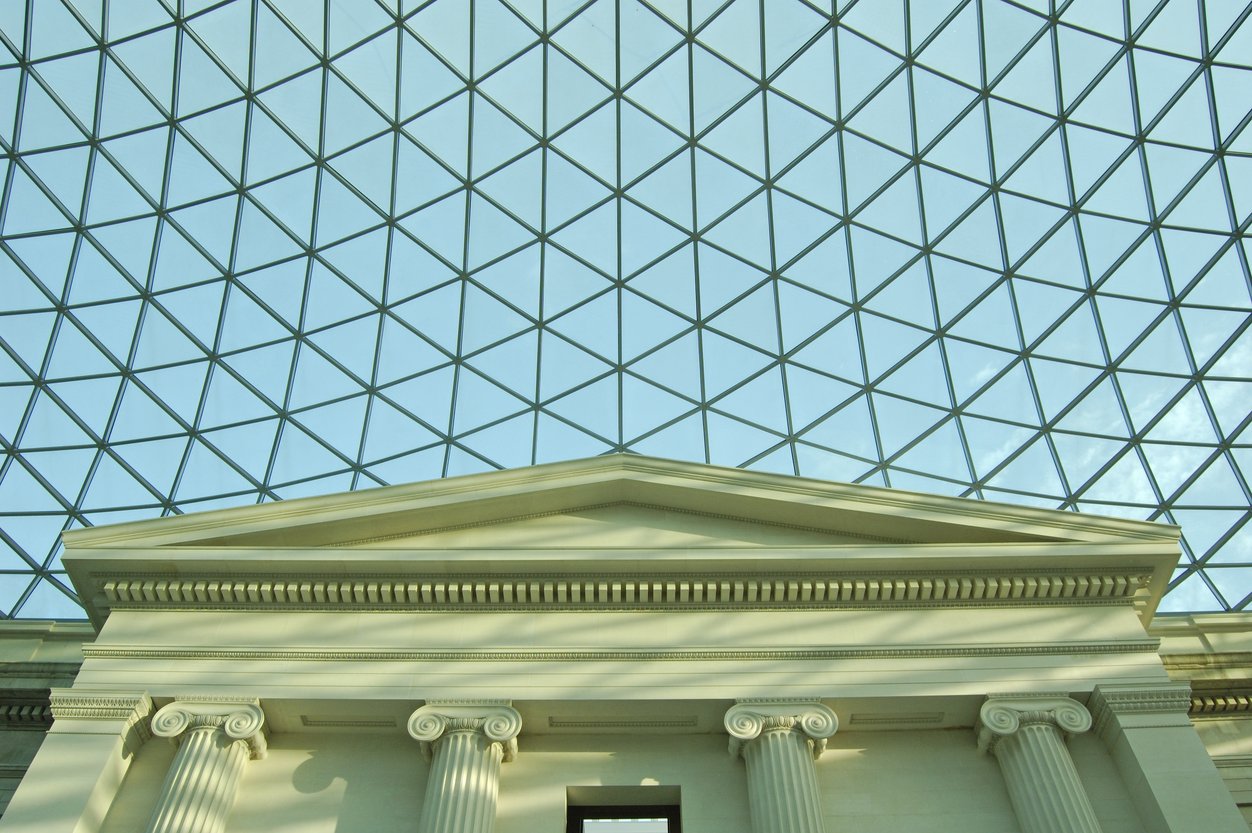 The atrium of the British Museum in London