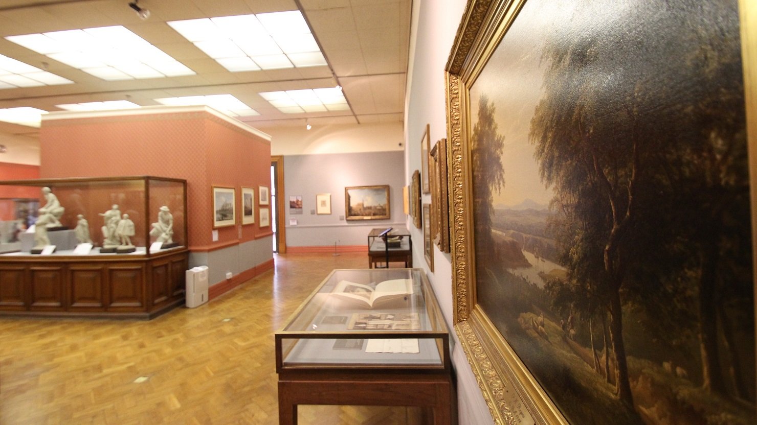 Cottonian Gallery at the former Plymouth City Museum and Art Gallery