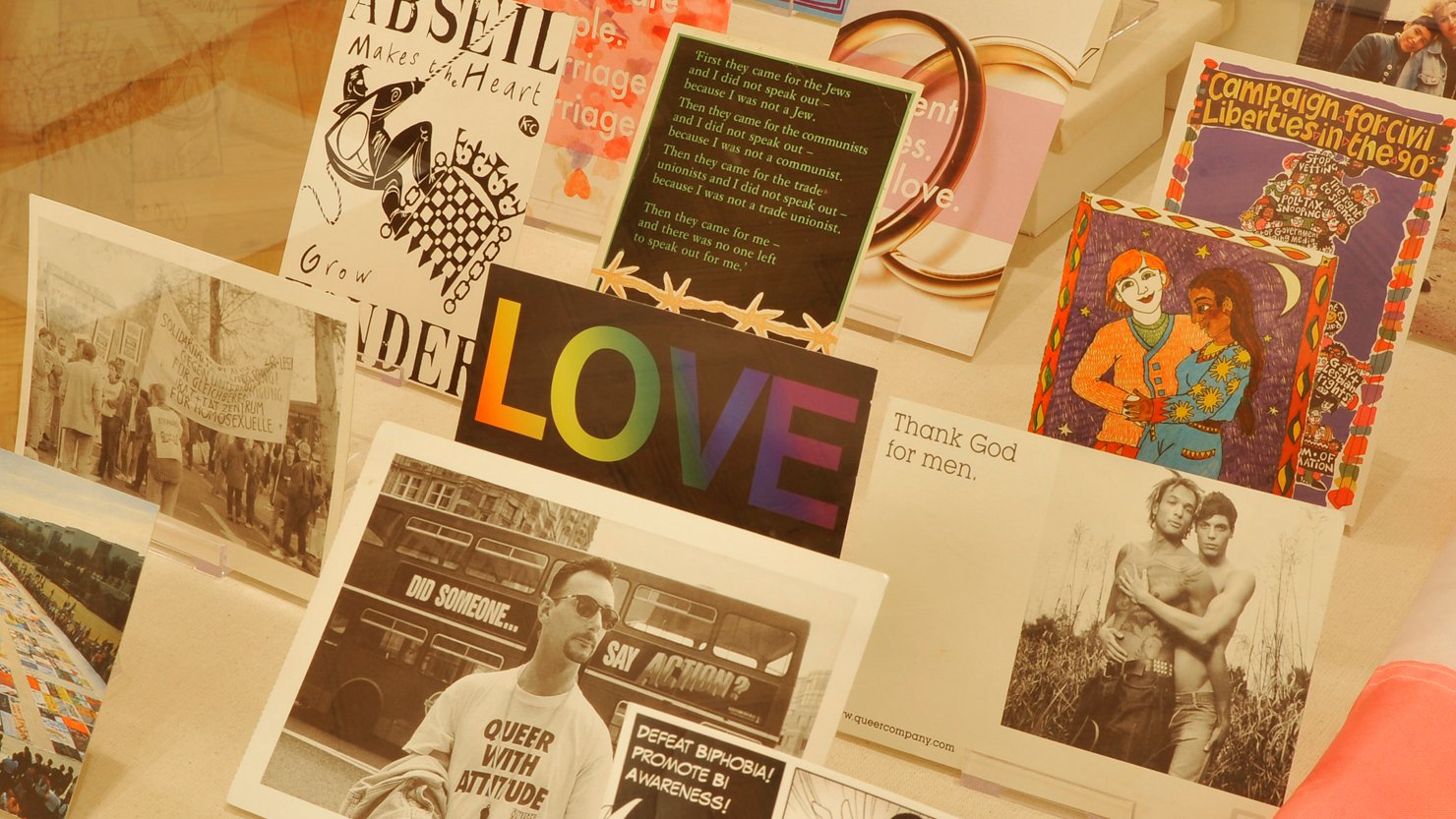 Close up image of a one of the display cases in the former Plymouth Museum's 'Pride in our Past' exhibition