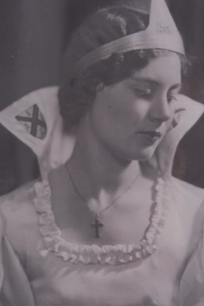 Muriel black and white portrait
