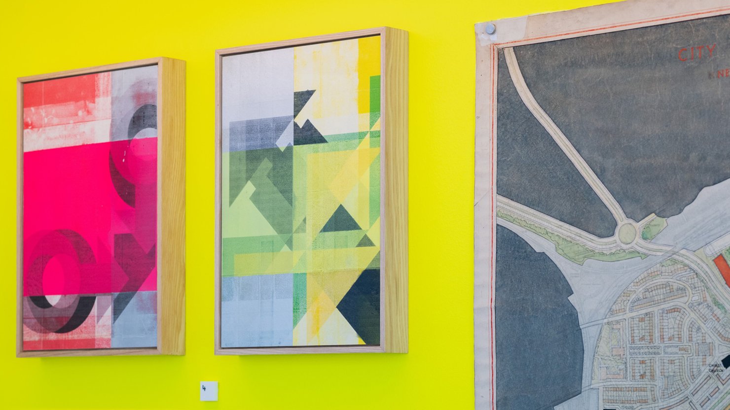 Close up of Jyll Bradley works on display at The Box Plymouth, 2025