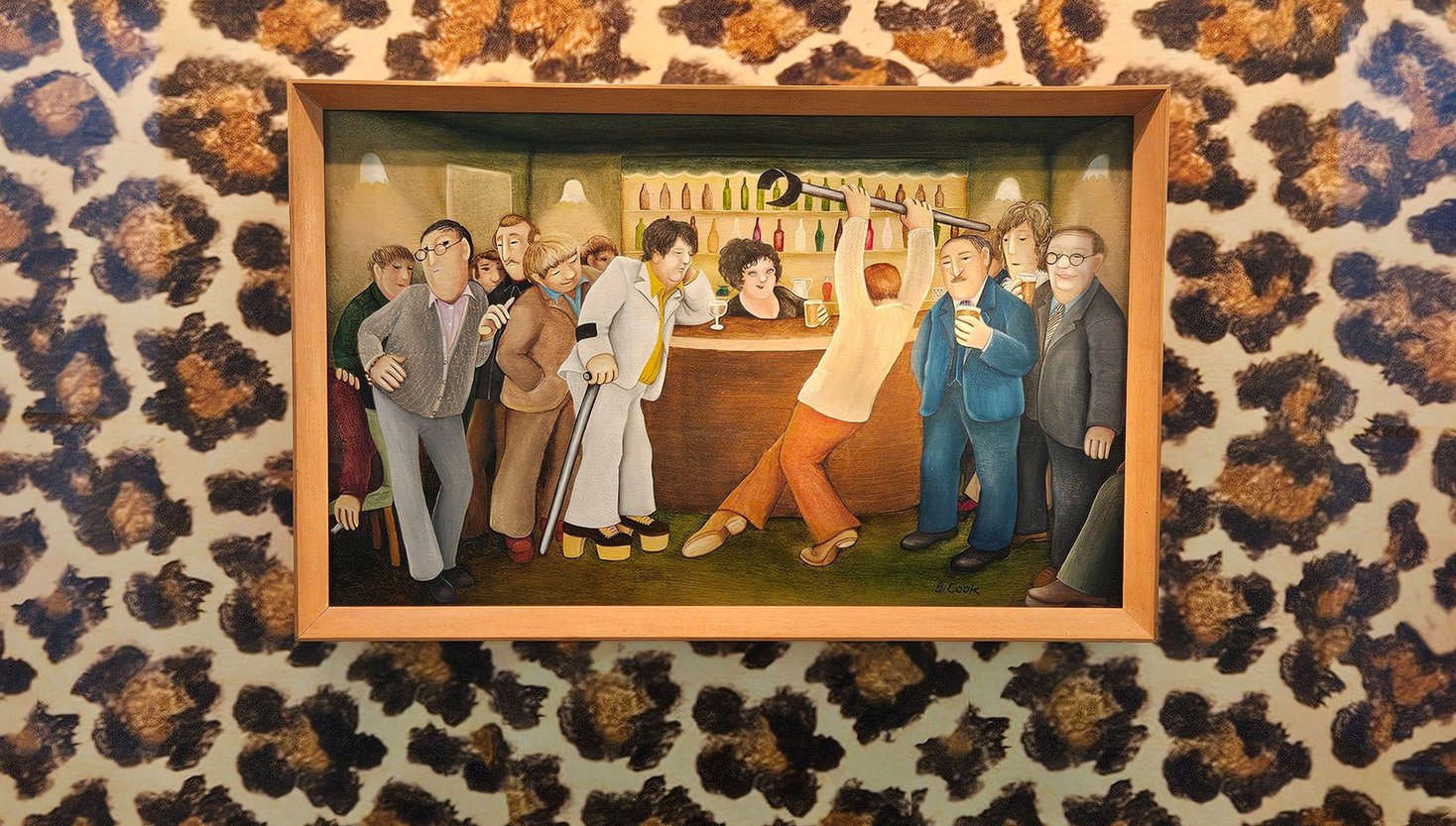 Back Bar of the Lockyer Tavern on display at The Box