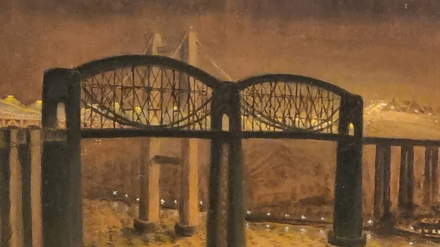 'The Bridges by Night' by Douglas Walter Lang | The Box Plymouth