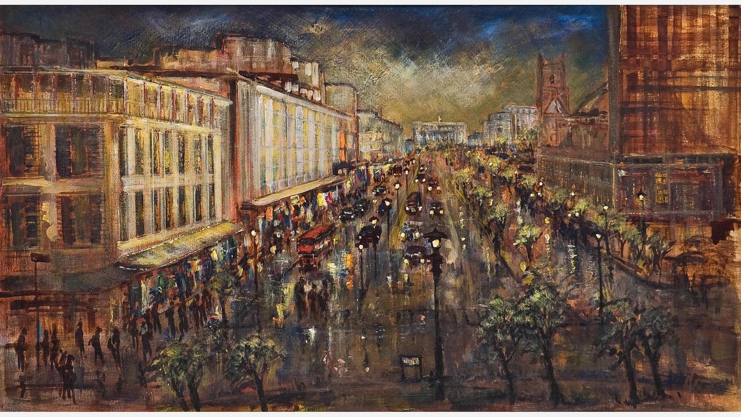 Royal Parade at Night by Yram Allets