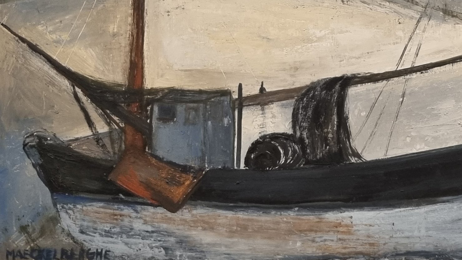 'Fishing Boat, St Ives' by Margo Maeckelberghe | The Box Plymouth