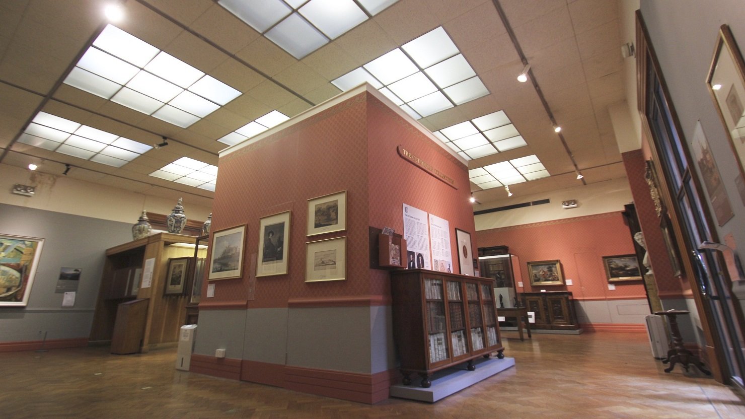 Cottonian Gallery at the former Plymouth City Museum and Art Gallery