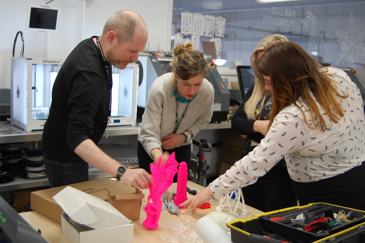 Teachers in a CPD session led by The Box