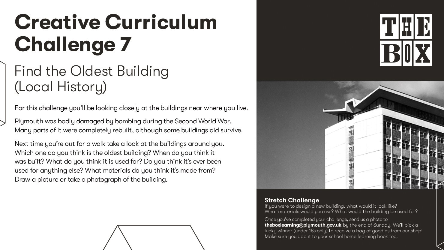 Graphic for The Box's Curriculum Challenge 7