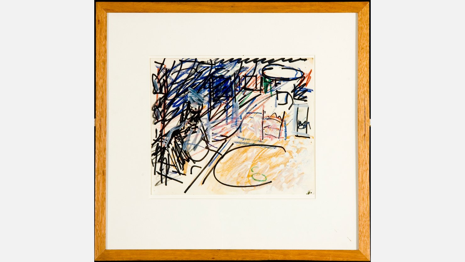 Interior, Vincent Terrace, N1 by Frank Auerbach (1931-2024). Image from The Box Plymouth.